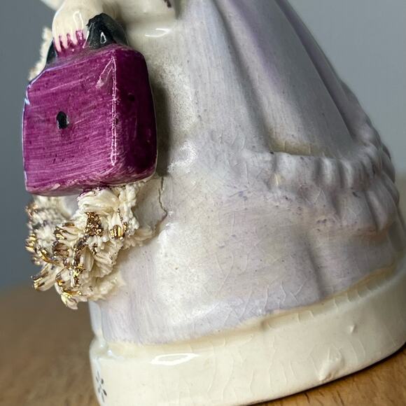 Vintage FINE A QUALITY Japan September Birthday Angel Books Figurine - Picture 3 of 11